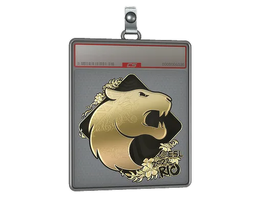 Sticker Slab | FURIA (Gold) | Rio 2022