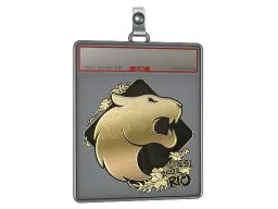 Sticker Slab | FURIA (Gold) | Rio 2022