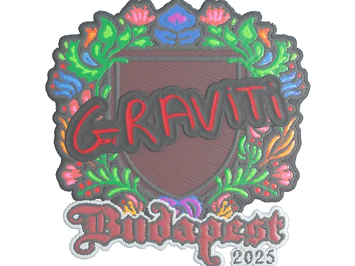 Sticker | Graviti (Embroidered) | Budapest 2025