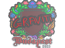 Sticker | Graviti (Embroidered) | Budapest 2025