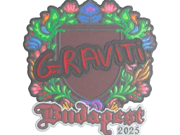 Sticker | Graviti (Embroidered) | Budapest 2025