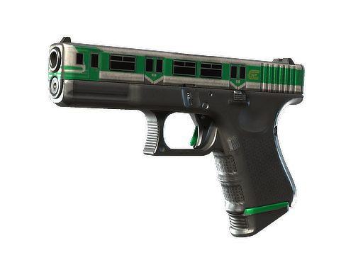 Souvenir Glock-18 | Green Line (Battle-Scarred)