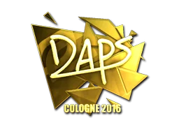 Sticker | daps (Gold) | Cologne 2016