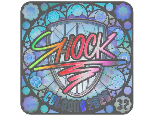 Sticker | SHOCK (Holo, Ranked) | Cologne 2026