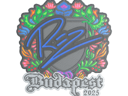 Sticker | REZ (Embroidered) | Budapest 2025