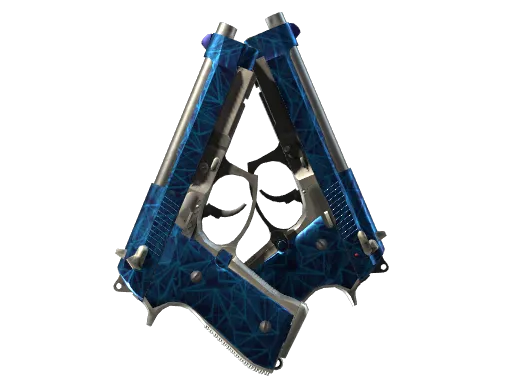 Souvenir Dual Berettas | Cobalt Quartz (Factory New)