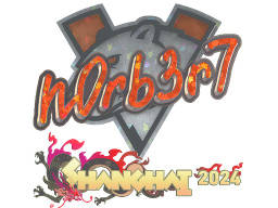 Sticker | n0rb3r7 (Glitter) | Shanghai 2024
