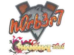 Sticker | n0rb3r7 (Glitter) | Shanghai 2024