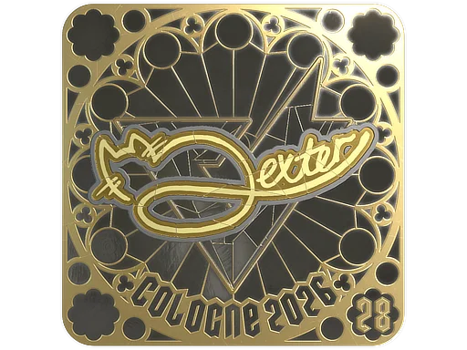 Sticker | dexter (Gold, Ranked) | Cologne 2026