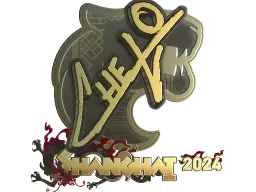 Sticker | chelo (Gold) | Shanghai 2024