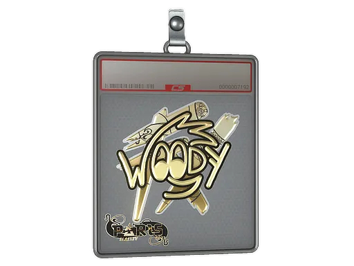 Sticker Slab | WOOD7 (Gold) | Paris 2023