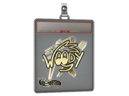 Sticker Slab | WOOD7 (Gold) | Paris 2023