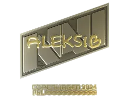 Sticker | Aleksib (Gold) | Copenhagen 2024