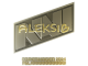 Sticker | Aleksib (Gold) | Copenhagen 2024
