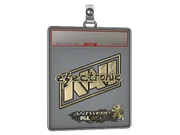 Sticker Slab | electronic (Gold) | Antwerp 2022