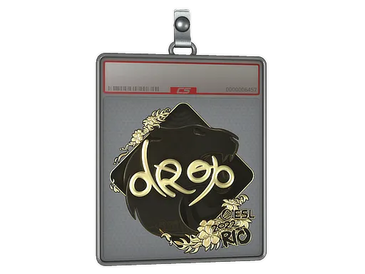 Sticker Slab | drop (Gold) | Rio 2022