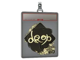 Sticker Slab | drop (Gold) | Rio 2022