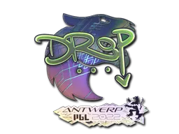 Sticker | drop (Holo) | Antwerp 2022