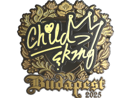 Sticker | ChildKing (Gold) | Budapest 2025