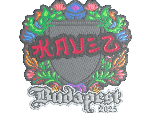 Sticker | kauez (Embroidered) | Budapest 2025