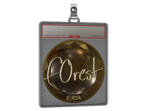 Sticker Slab | f0rest (Gold) | Katowice 2019