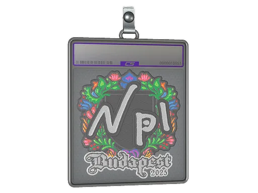 Sticker Slab | npl (Embroidered) | Budapest 2025