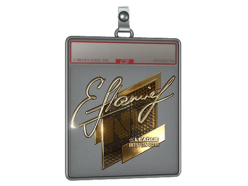 Sticker Slab | flamie (Gold) | Boston 2018