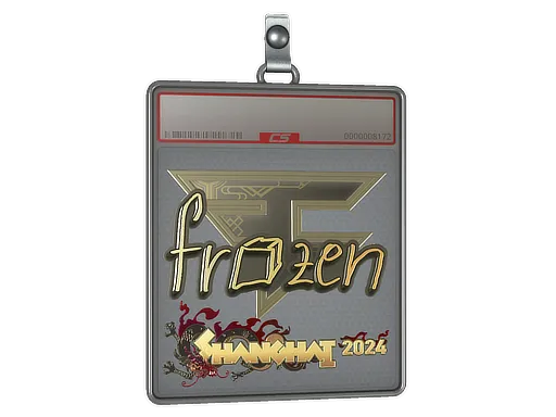 Sticker Slab | frozen (Gold) | Shanghai 2024