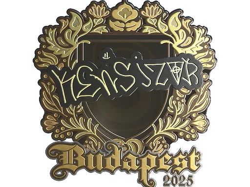 Sticker | kensizor (Gold) | Budapest 2025
