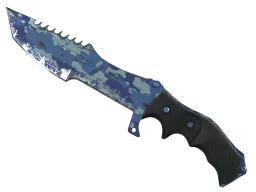 ★ Huntsman Knife | Bright Water (Well-Worn)