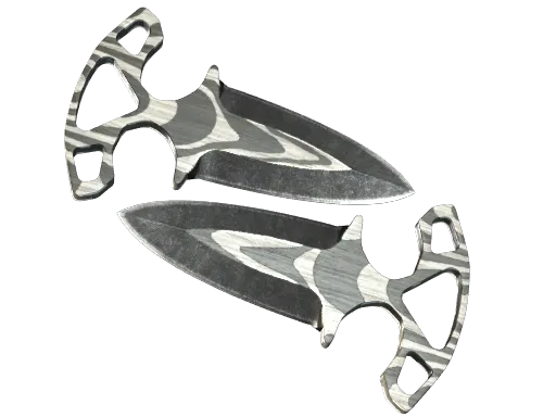 ★ StatTrak™ Shadow Daggers | Black Laminate (Minimal Wear)