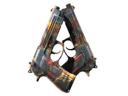 StatTrak™ Dual Berettas | Hideout (Factory New)