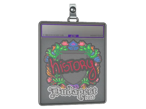 Sticker Slab | History (Embroidered) | Budapest 2025