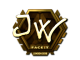 Sticker | JW (Gold) | London 2018