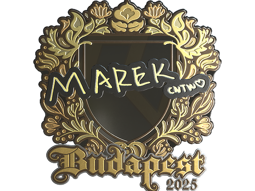 Sticker | Marek (Gold) | Budapest 2025