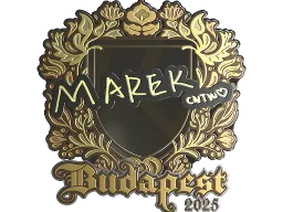 Sticker | Marek (Gold) | Budapest 2025