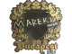 Sticker | Marek (Gold) | Budapest 2025 skin