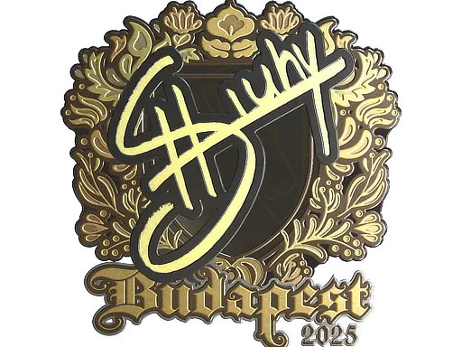 Sticker | siuhy (Gold) | Budapest 2025
