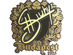 Sticker | siuhy (Gold) | Budapest 2025