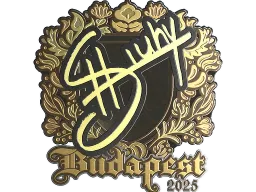 Sticker | siuhy (Gold) | Budapest 2025