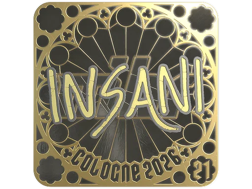 Sticker | insani (Gold, Ranked) | Cologne 2026