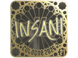 Sticker | insani (Gold, Ranked) | Cologne 2026