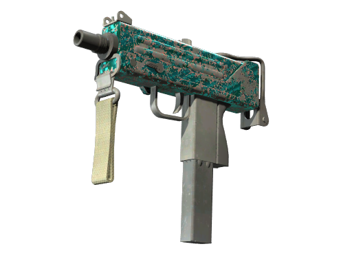 StatTrak™ MAC-10 | Malachite (Battle-Scarred)