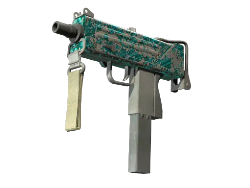 StatTrak™ MAC-10 | Malachite (Battle-Scarred)