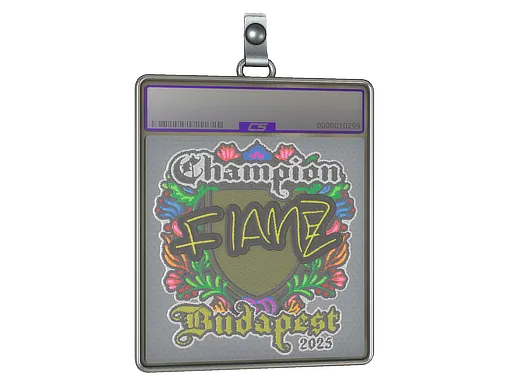 Sticker Slab | FlameZ (Embroidered, Champion) | Budapest 2025