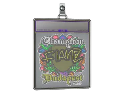Sticker Slab | FlameZ (Embroidered, Champion) | Budapest 2025