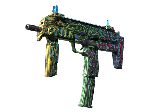 StatTrak™ MP7 | Neon Ply (Factory New)