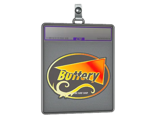 Sticker Slab | Flame Buttery (Holo)