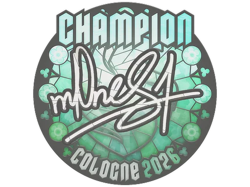 Sticker | m0NESY (Champion) | Cologne 2026