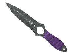 ★ Skeleton Knife | Ultraviolet (Battle-Scarred)